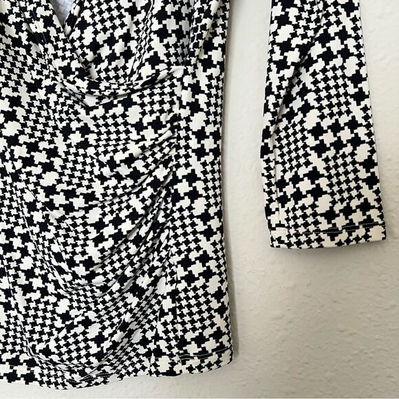 Talbots Surplice Wrap 3/4 Sleeves Blouse Top Size Small Petites - Picture 5 of 9